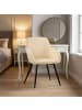 relaxdays 2 x Esszimmerstuhl in Beige - (B)61 x (H)81 x (T)56 cm