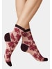 Kunert Socken Leaves Fashion in powder rose