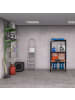 relaxdays Schwerlastregal in Schwarz - (B)90 x (H)180 x (T)60 cm