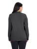 Ulla Popken Pullover in anthrazit melange
