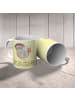 Mr. & Mrs. Panda Kaffeetasse Thanksgiving Truthahn mit Spruch in Gelb Pastell