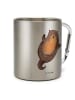 Mr. & Mrs. Panda Camping Kaffeebecher Otter Umarmen ohne Spruch in Silber