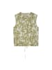 Marc O'Polo Gemustertes Blusen-Top cropped in Offwhite