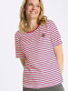 Sieh an! Ringelshirt in rot-weiß-gestreift