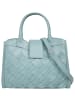 Samantha Look Handtasche echt Leder in blau