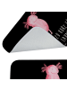 Mr. & Mrs. Panda Badevorleger Axolotl Glücklich mit Spruch in Schwarz