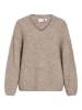 Vila Strickpullover in Natural Melange1