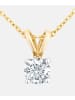 Diamant L'éternel Halskette mit Anhänger aus 375 Gelbgold mit 0.25 Karat Diamant
