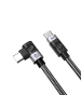 Orico C2C PD100W Laptop-Schnellladekabel (Winkelstecker), schwarz, 0,5 m
