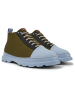 Camper Schnürschuhe " Brutus " in Dunkelgrün / Hellblau