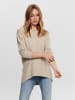 ONLY Warmer Strick Pullover Lockerer Stretch Jumper ONLNANJING in Hellbraun