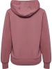 Hummel komfortabler Kapuzenpullover mit femininem Schnitt in Taupe Rosé