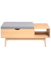 Beliani Schuhschrank BOURKE in Braun - (W) 110 x (H) 43 x (L) 46 cm