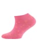 ewers 2er-Set Sneaker Socken 2er Pack Blumen/Punkte in h.himbeere-dkl.pfirsich