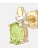 Diamant L'éternel Ohrringe aus 375 Gelbgold mit Peridot