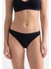 Conta Bikinislip Modal in Schwarz / blau