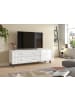 ebuy24 TV Tisch Prisma Weiß 164 x 40 cm