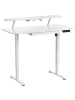 Beliani Höhenverstellbarer Schreibtisch WILBANKS in Weiß