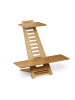 relaxdays Stehpult Aufsatz in Natur - (B)80 x (H)77,5 x (T)57 cm
