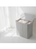 relaxdays Wäschekorb in Grau - (B)61 x (H)61,5 x (T)41,5 cm