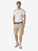KOROSHI Herren cargo baumwollshorts in beige