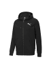 Puma Kapuzenpullover mit kleinem Logo Schwarz