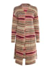 VIRITA Women Strick Cardigan in Beige Mehrfarbig