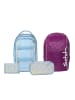 Satch Schulrucksack-Set PACK "Summer Era" 4-tlg. in Blau