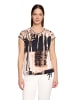 Betty Barclay Printshirt mit Tunnelzug in Schwarz/Braun