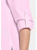 GOLDNER Kurzgröße:  Baumwollbluse mit Hemdkragen in rosé