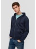 QS Sweatshirt Jacke in 5884_tiefblau