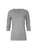 IDENTITY T-Shirt stretch in Grau meliert