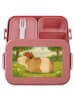 Mr. & Mrs. Panda MEPAL Bentobox Meerschweinchen Weisheit Design ... in Rot Pastell