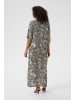 Kaffe Kleid KAthora Loose fit in Feather Gray Leaf Print