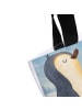 Mr. & Mrs. Panda Strandtasche Pinguin mHerzieren Design mit Spruch in Weiß