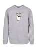 F4NT4STIC Sweatshirt Boo Crew Drinking Geist Halloween in grau meliert