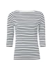 brookshire Shirt in weiß marine - 0027
