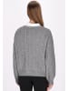 DreiMaster Damen Cardigan in Grau Melange