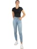Janice 3 x Figurbetontes T-Shirt mit V-Ausschnitt Siena in Schwarz