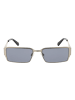 CALVIN KLEIN JEANS Unisex Sonnenbrille Rechtwinklig Silber