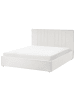 Beliani Doppelbett TARASCON in Beige - (W) 158 x (H) 103 x (L) 214 cm