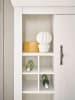Furn.Design Kommode weiß Pinie Landhaus, Highboard 105 x 146 cm, Soft-Close-Funktion