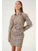 Karen By Simonsen Kleid KBUlrike Feminine in Ulrike print - Simply taupe