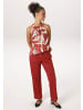 Aniston CASUAL Blusentop in wollweiß-rotdunkelrot-orangerot-pink-rot