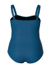 Ulla Popken Badeanzug in dunkles petrol