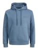 JACK & JONES PLUS Kapuzenpullover in Blue Mirage