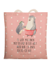 Mr. & Mrs. Panda Stoffbeutel Pinguin mit Kind mit Spruch in Rot Pastell