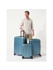 Police New York 4 Rollen Kofferset 3-teilig mit Dehnfalte ice blue