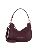 Valentino Zero Schultertasche Leder 22 cm in prugna