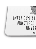 Mr. & Mrs. Panda Untersetzer für Gläser Stier Astrologie mit Spruch in Weiß